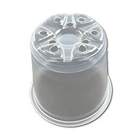 bottom of clear pot