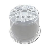 bottom of clear pot