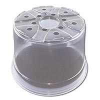 bottom of clear pot