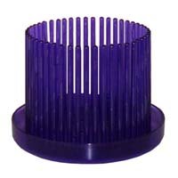 5.25" Purple Amethyst  Carousel Orchid Pot and Saucer