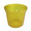 5" Yellow Topaz Slotted Violet Pot