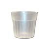 Rigid Clear Plastic Pot - 3" Fluted
