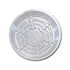 Clear Plastic Saucer - 8 inch