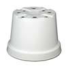 White Plastic Violet Pot - 8"